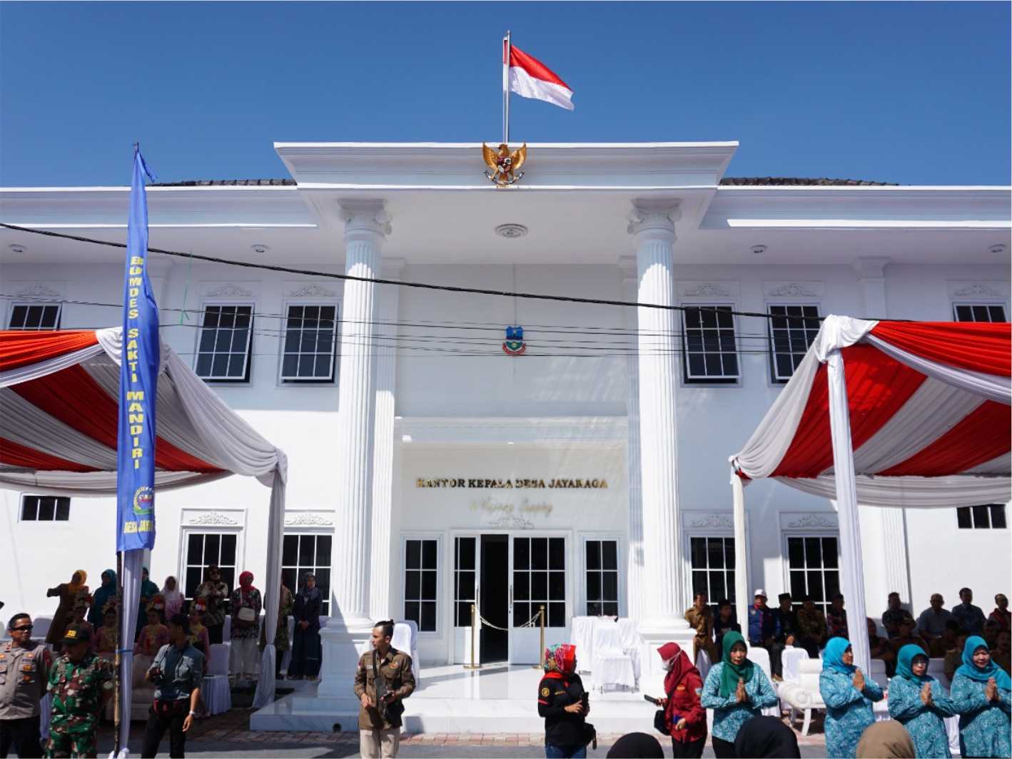 Megah Bak Istana, Beginilah Wajah Baru Kantor Desa Jayaraga Tarogong Kidul Garut